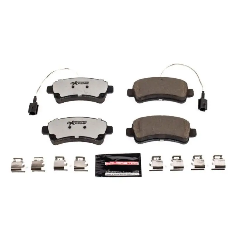 Power Stop 2019 Ram Promaster 1500 Rear Z36 Truck & Tow Brake Pads W/Hardware 1