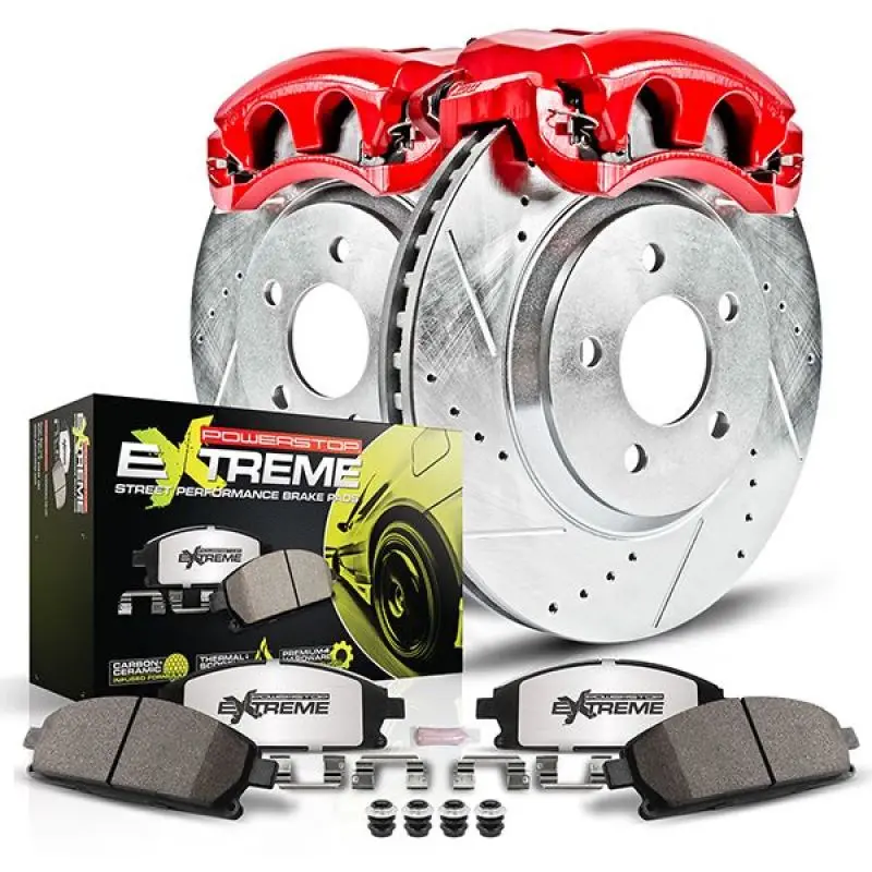 Power Stop 2021 Dodge Durango Rear Z26 Street Kit W/Calipers 1