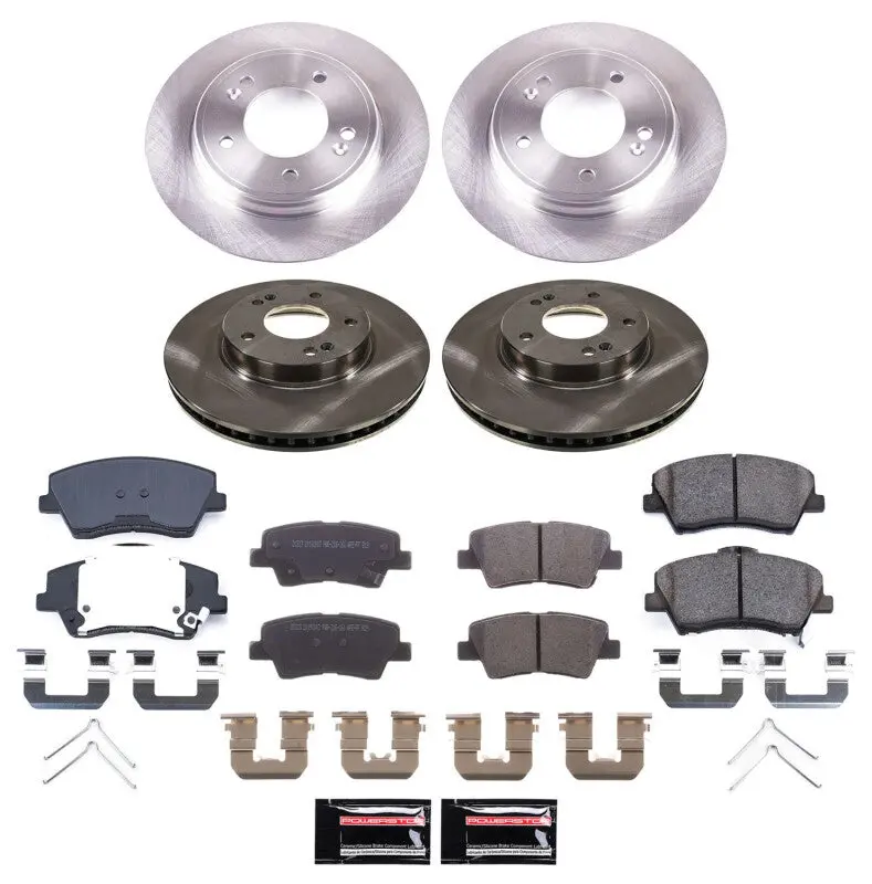 Power Stop 2023 Kia Niro Front And Rear Autospecialty Brake Kit 1