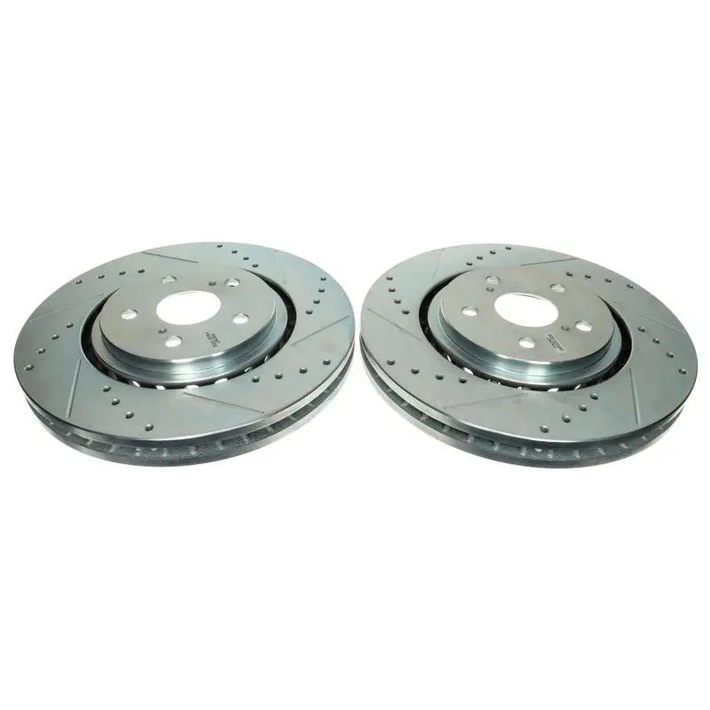 Power Stop 21-22 Toyota Sienna Front Drilled & Slotted Rotor - Pair 1