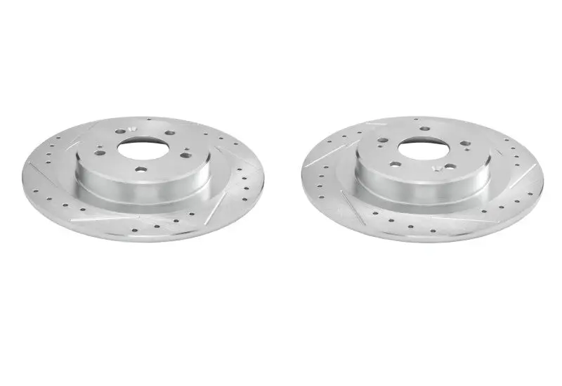 Power Stop 21-25 Acura Tlx Rear Drilled & Slotted Rotor - Pair 1