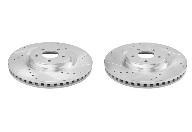 Power Stop 21-25 Hyundai Sonata Front Drilled & Slotted Rotor - Pair 1