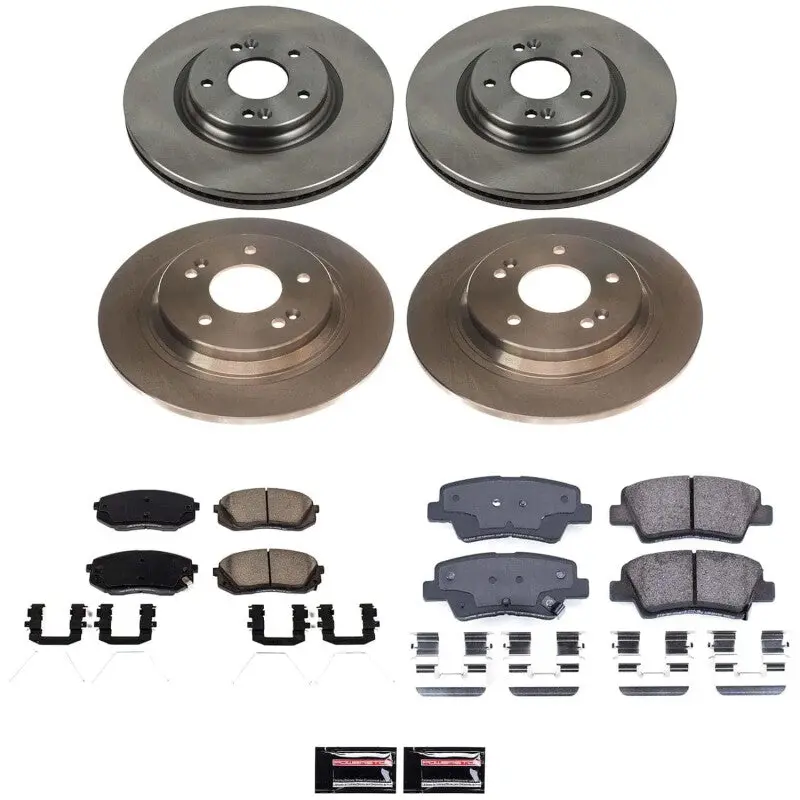 Power Stop 22-23 Hyundai Kona Front And Rear Autospecialty Brake Kit 1