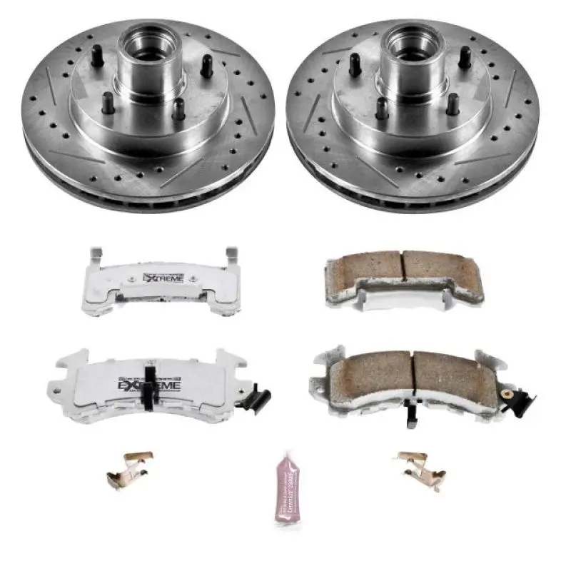 Power Stop 79-81 Buick Century Front Z26 Street Warrior Brake Kit 1