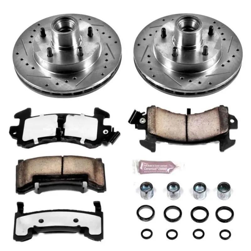 Power Stop 79-81 Buick Century Front Z36 Truck & Tow Brake Kit 1