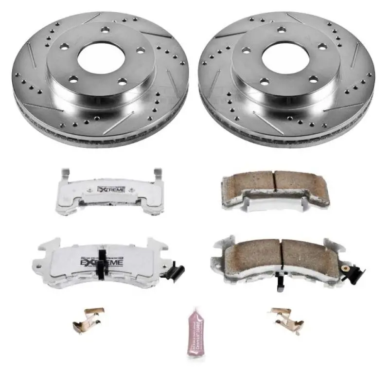 Power Stop 79-85 Buick Riviera Front Or Rear Z26 Street Warrior Brake Kit 1