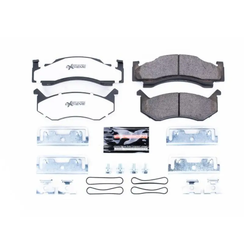 Power Stop 80-82 Chrysler Town & Country Front Z36 Truck & Tow Brake Pads W/Hardware 1
