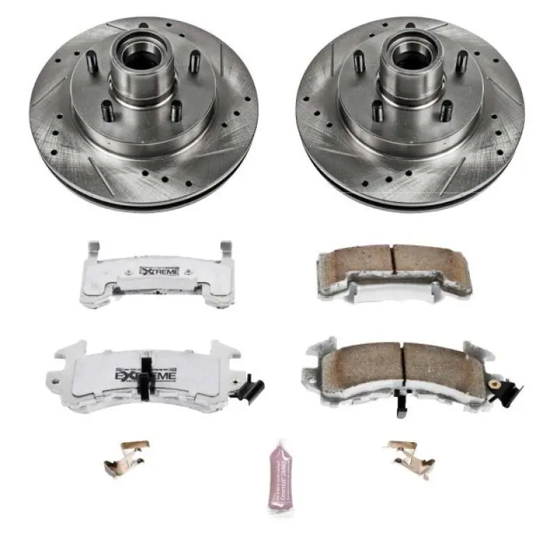 Power Stop 82-87 Buick Regal Front Z26 Street Warrior Brake Kit 1