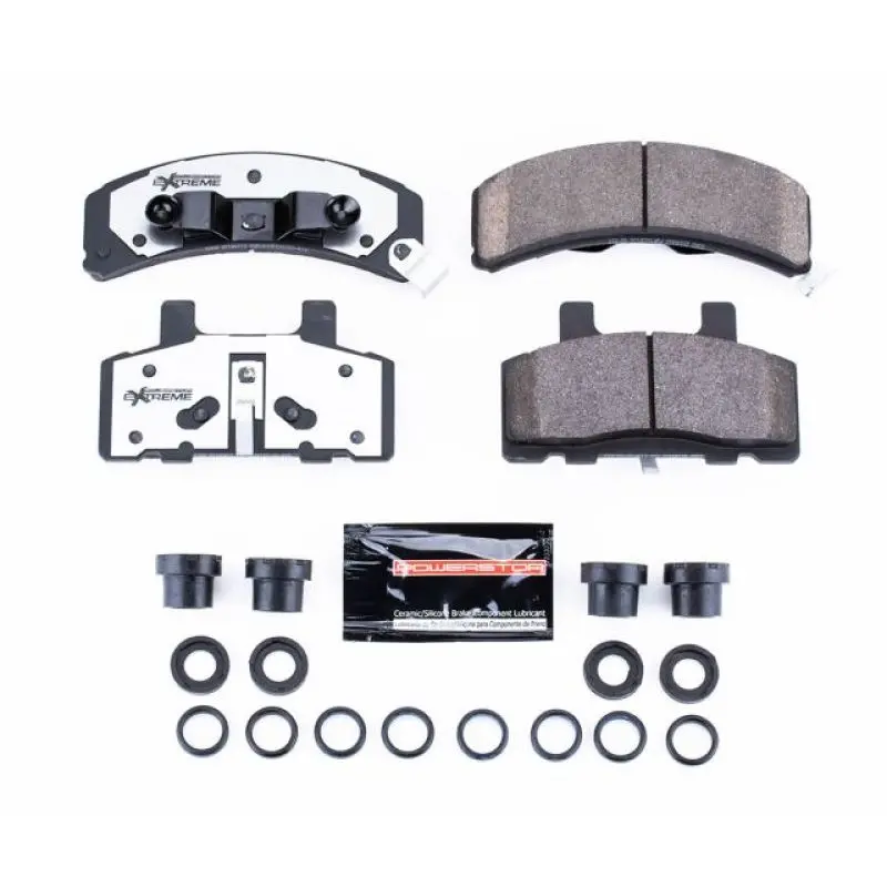 Power Stop 88-91 Chevrolet C1500 Front Z36 Truck & Tow Brake Pads W/Hardware 1