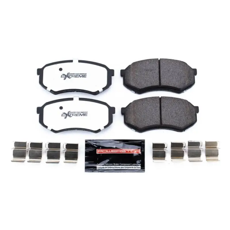 Power Stop 88-91 Mazda 929 Front Z36 Truck & Tow Brake Pads W/Hardware 1
