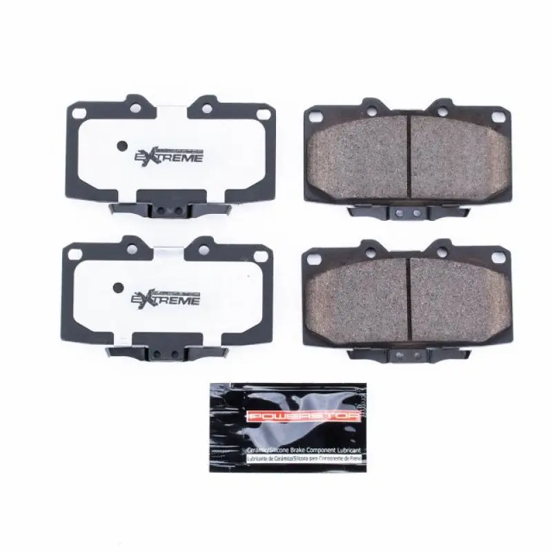 Power Stop 89-96 Nissan 300Zx Front Z26 Extreme Street Brake Pads W/Hardware 1