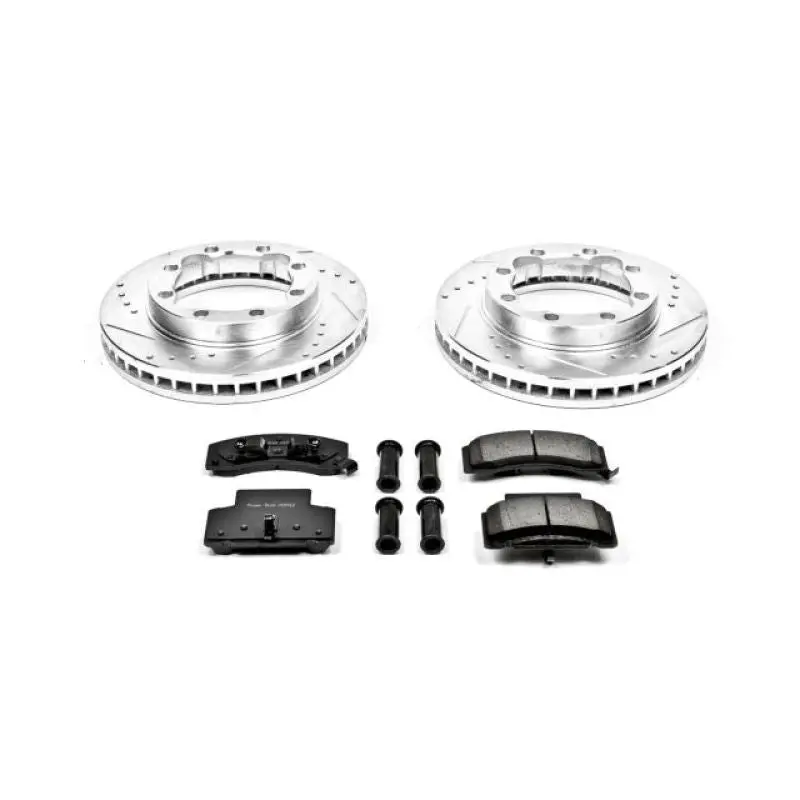 Power Stop 90-00 Chevrolet K3500 Front Z23 Evolution Sport Brake Kit 1