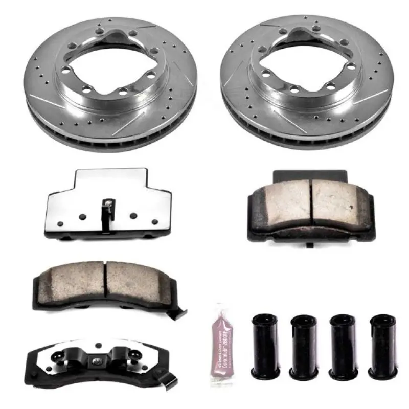 Power Stop 90-00 Chevrolet K3500 Front Z36 Truck & Tow Brake Kit 1