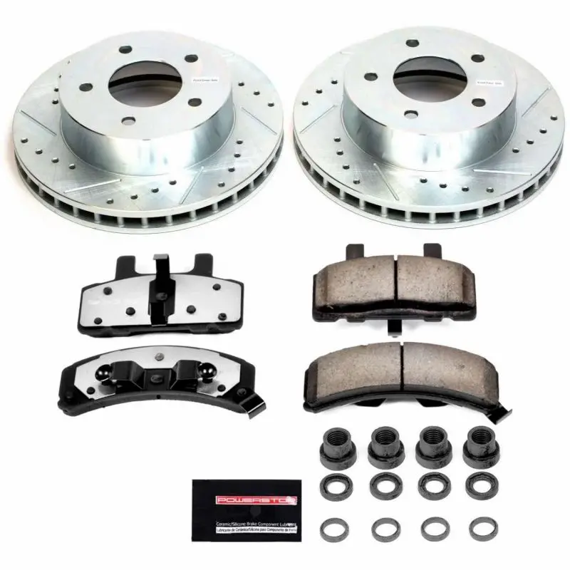 Power Stop 90-02 Chevrolet Astro Front Z36 Truck & Tow Brake Kit 1