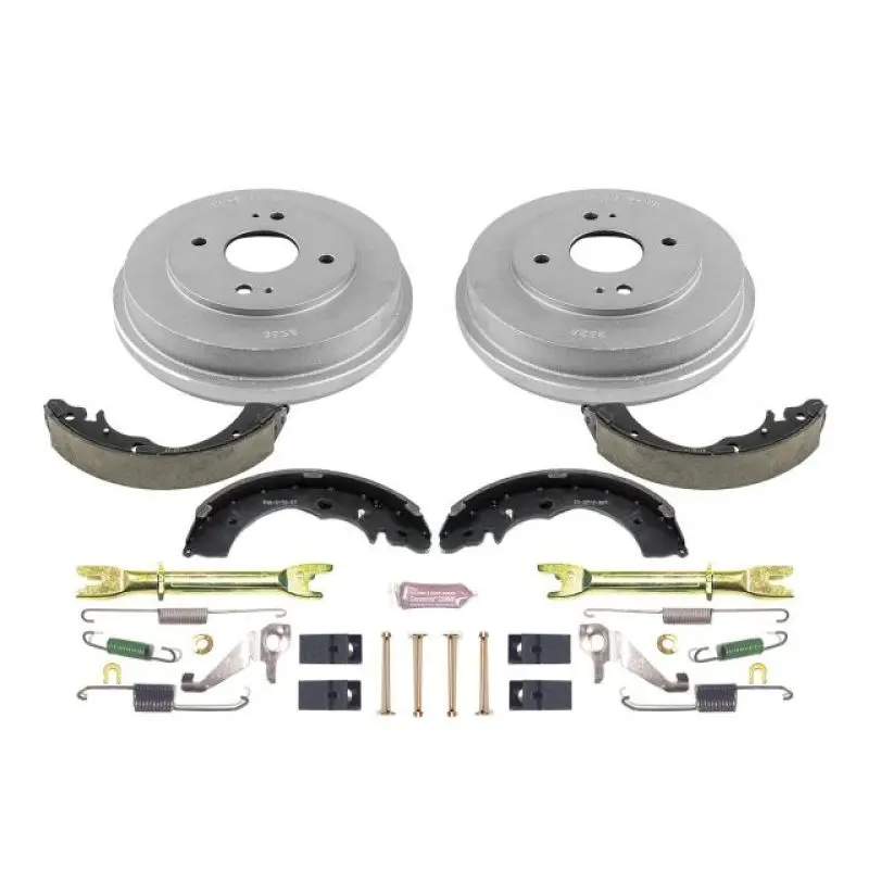 Power Stop 90-02 Honda Accord Coupe Rear Autospecialty Drum Kit 1