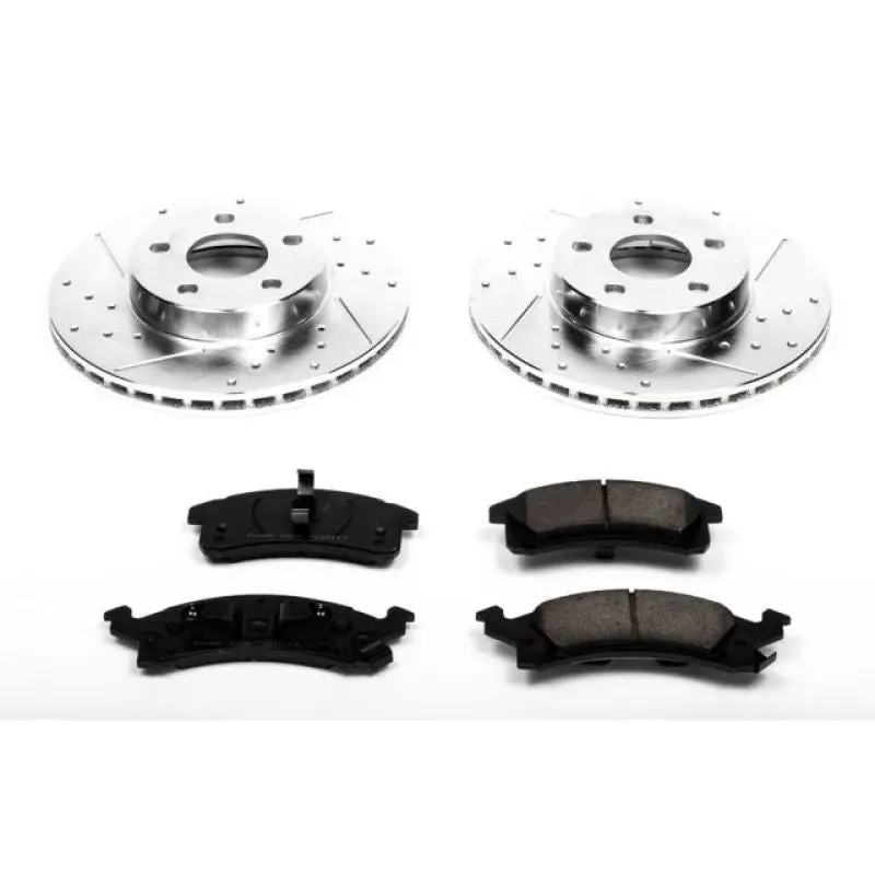 Power Stop 90-98 Buick Skylark Front Z23 Evolution Sport Brake Kit 1