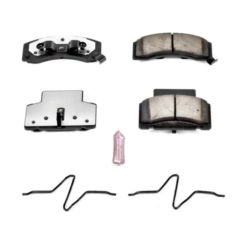 Power Stop 91-00 Chevrolet C3500 Front Z36 Truck & Tow Brake Pads W/Hardware 1