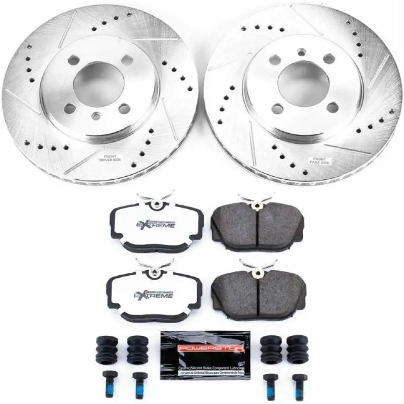 Power Stop 91-92 Bmw 318I Front Z36 Truck & Tow Brake Kit 1