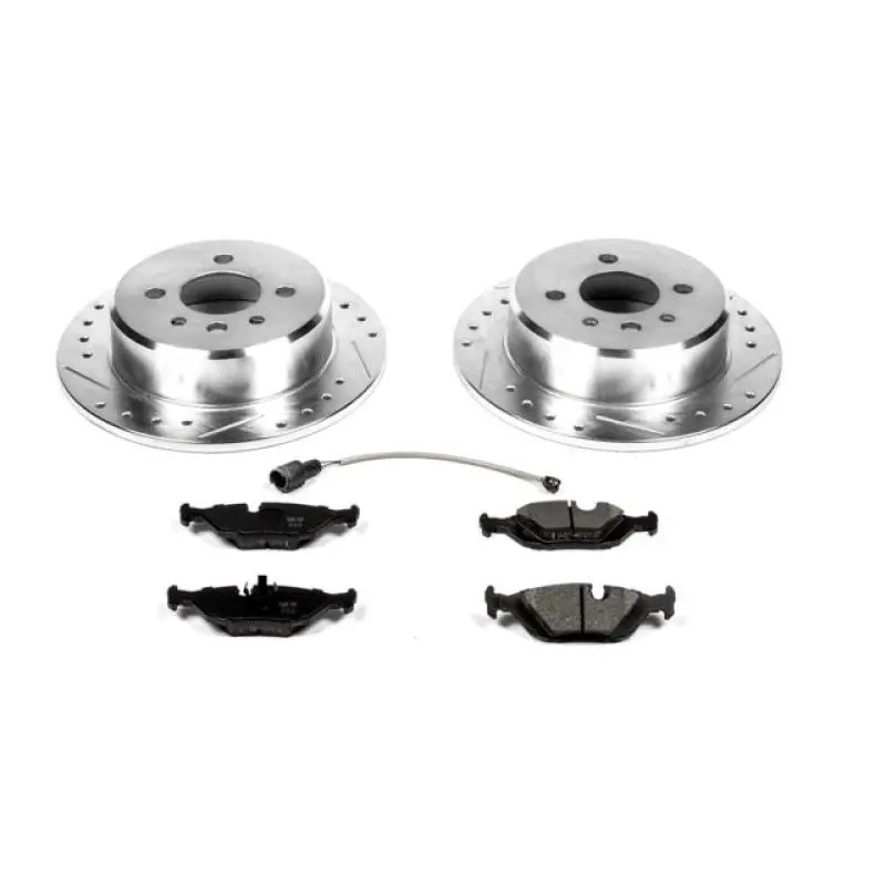 Power Stop 91-92 Bmw 318I Rear Z23 Evolution Sport Brake Kit 1