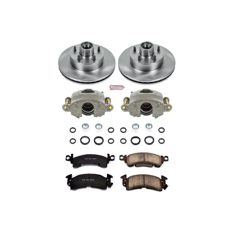 Power Stop 91-92 Oldsmobile Custom Cruiser Front Autospecialty Kit W/Cals 1