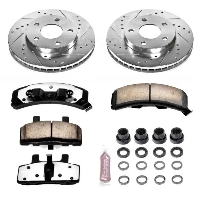 Power Stop 91-93 Cadillac Commercial Chassis Front Z36 Truck & Tow Brake Kit 1