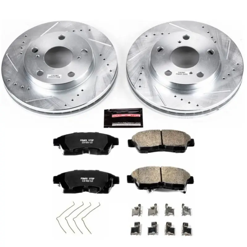 Power Stop 92-01 Toyota Camry Front Z23 Evolution Sport Brake Kit 1