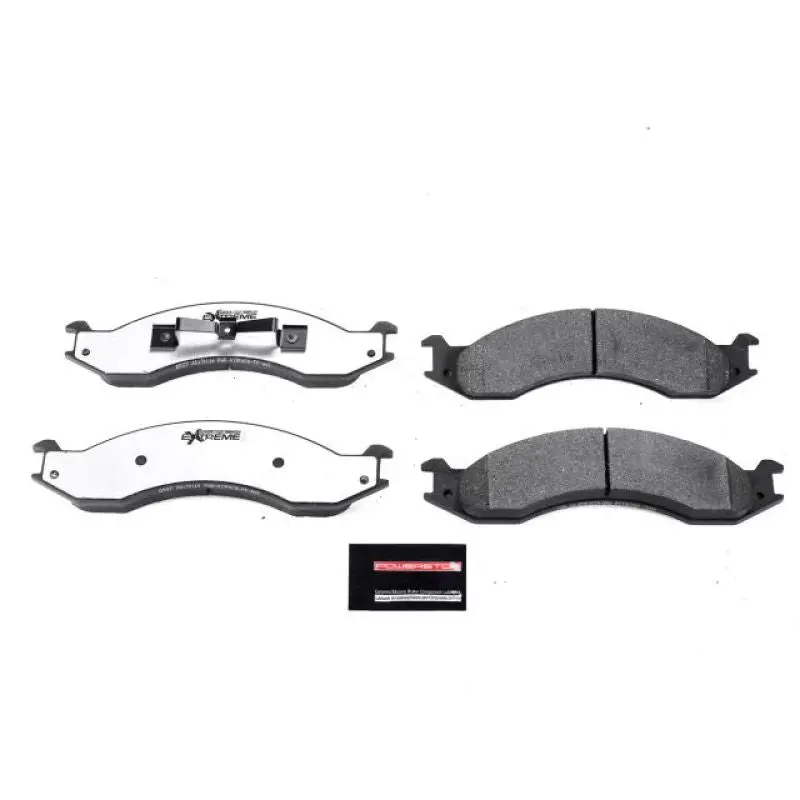 Power Stop 92-94 Ford E-250 Front Z36 Truck & Tow Brake Pads W/Hardware 1