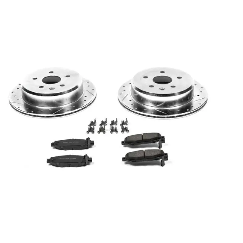 Power Stop 92-98 Lexus Sc300 Rear Z23 Evolution Sport Brake Kit 1