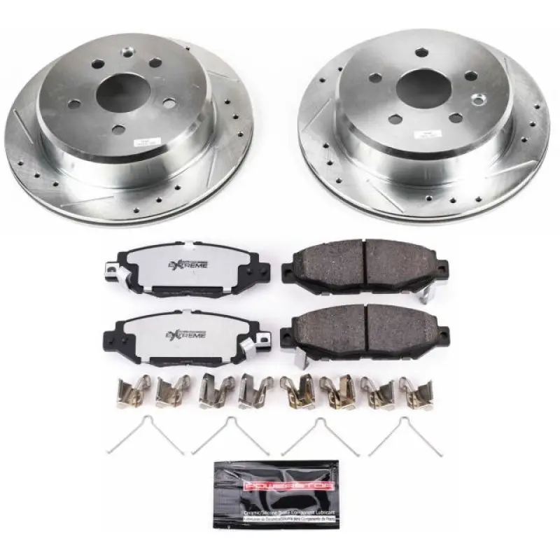 Power Stop 92-98 Lexus Sc300 Rear Z26 Street Warrior Brake Kit 1
