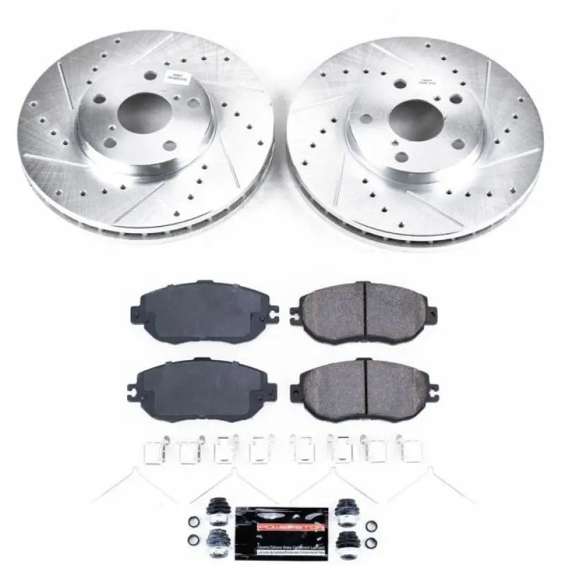 Power Stop 93-94 Lexus Ls400 Front Z23 Evolution Sport Brake Kit 1