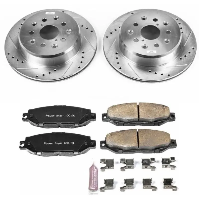 Power Stop 93-94 Lexus Ls400 Rear Z23 Evolution Sport Brake Kit 1