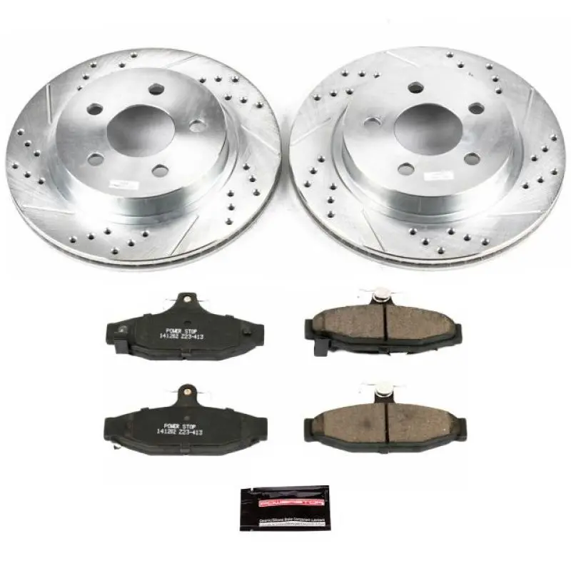 Power Stop 93-97 Chevrolet Camaro Rear Z23 Evolution Sport Brake Kit 1