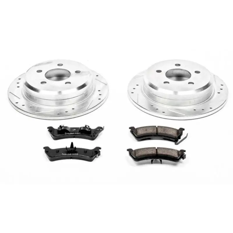 Power Stop 93-98 Jeep Grand Cherokee Rear Z23 Evolution Sport Brake Kit 1