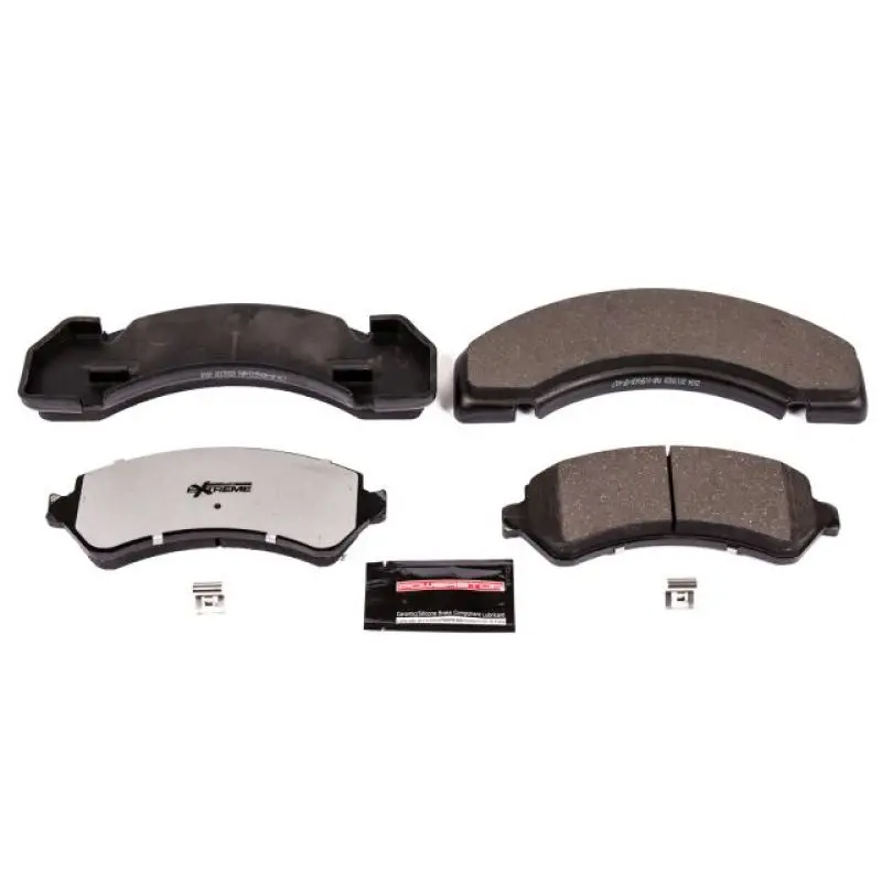 Power Stop 94-00 Chevrolet C3500hd Front Or Rear Z36 Truck & Tow Brake Pads W/Hardware 1