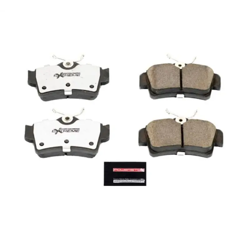 Power Stop 94-01 Ford Mustang Rear Z26 Extreme Street Brake Pads W/Hardware 1