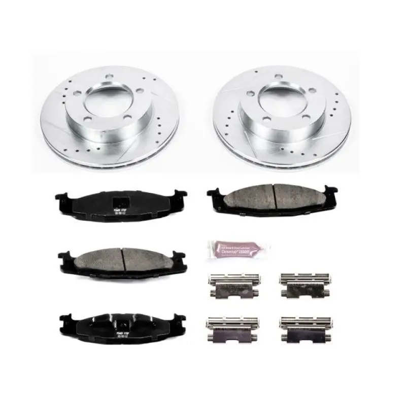 Power Stop 94-96 Ford Bronco Front Z23 Evolution Sport Brake Kit 1
