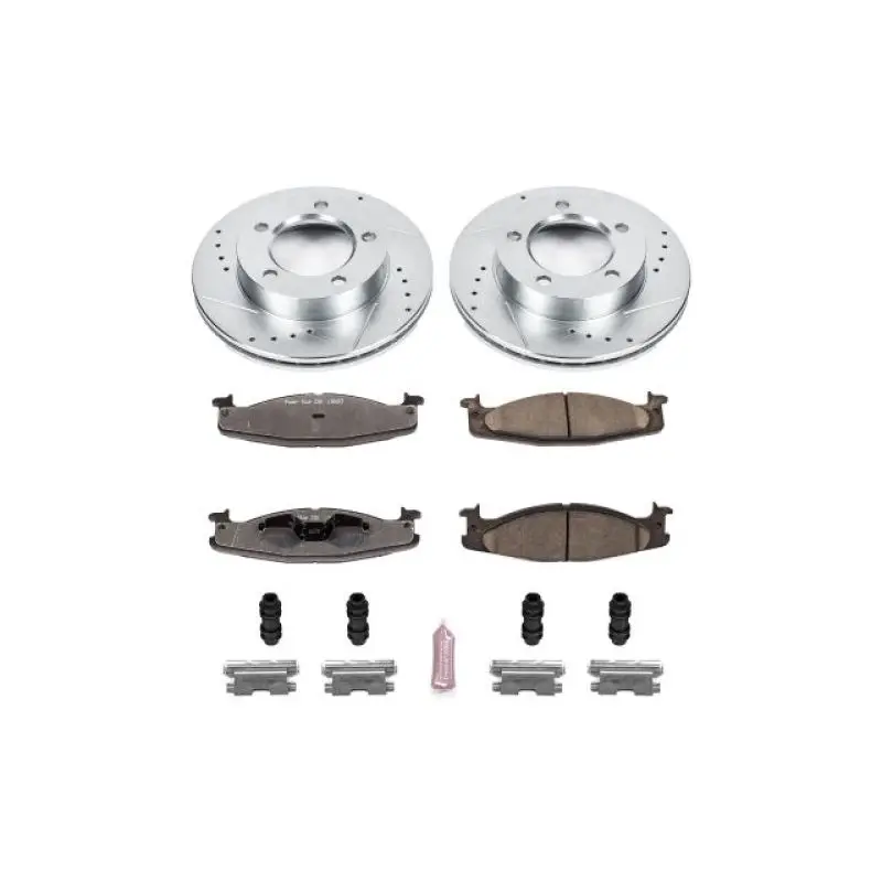 Power Stop 94-96 Ford Bronco Front Z36 Truck & Tow Brake Kit 1