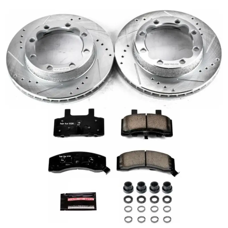 Power Stop 94-99 Chevrolet K1500 Suburban Front Z23 Evolution Sport Brake Kit 1