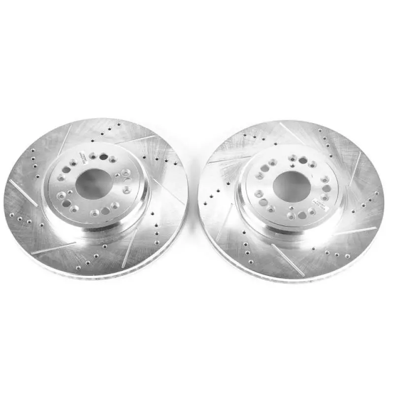 Power Stop 95-00 Lexus Ls400 Front Evolution Drilled & Slotted Rotors - Pair 1
