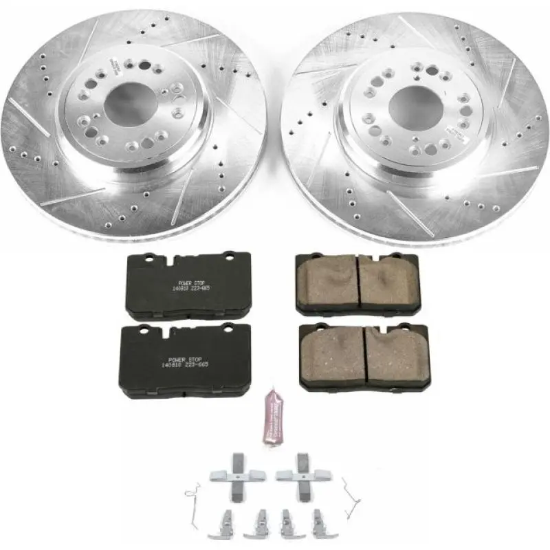 Power Stop 95-00 Lexus Ls400 Front Z23 Evolution Sport Brake Kit 1