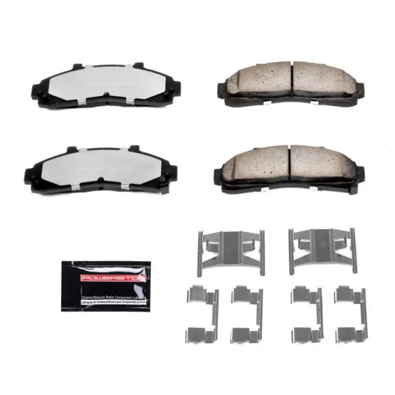 Power Stop 95-01 Ford Explorer Front Z36 Truck & Tow Brake Pads W/Hardware 1