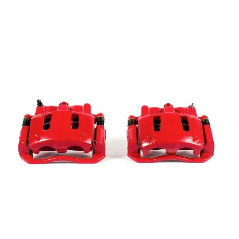 Power Stop 95-02 Ford Ranger Front Red Calipers W/Brackets - Pair 1