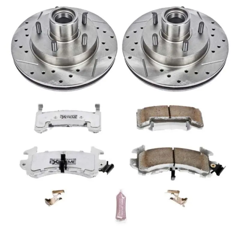 Power Stop 95-97 Chevrolet Blazer Front Z26 Street Warrior Brake Kit 1