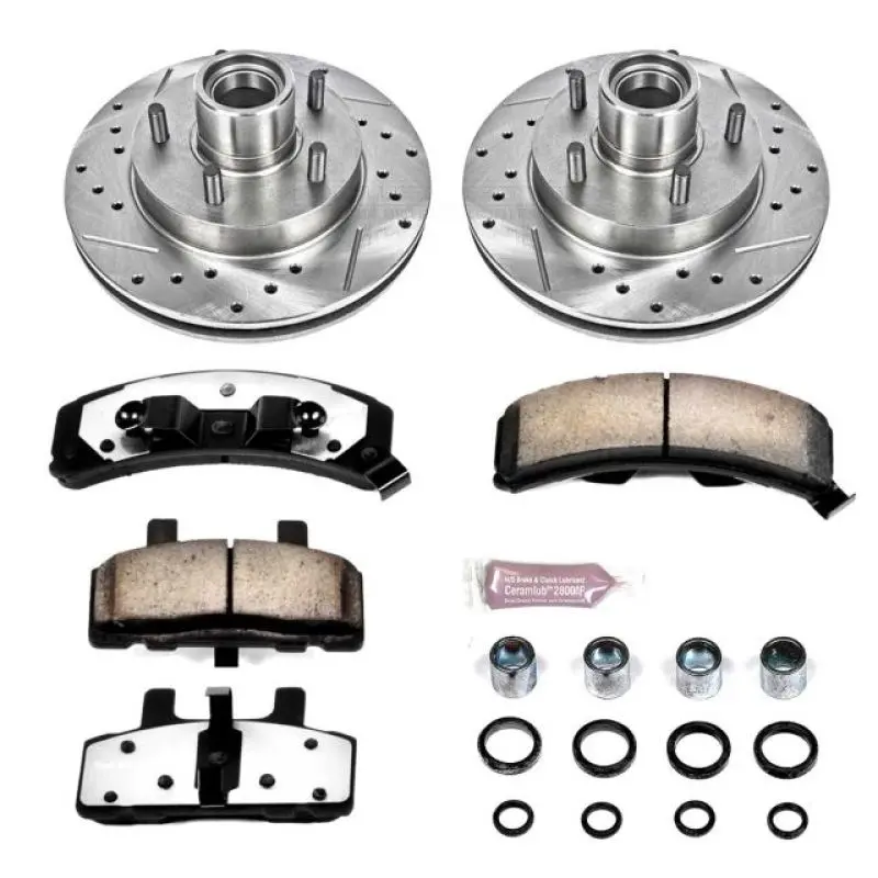 Power Stop 95-97 Chevrolet Blazer Front Z36 Truck & Tow Brake Kit 1