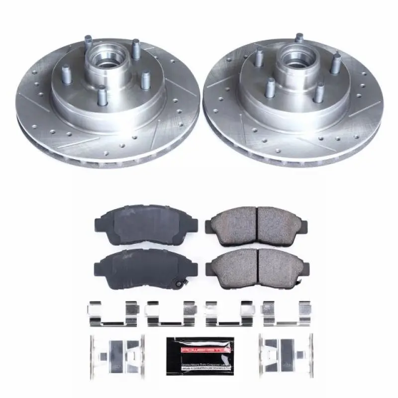 Power Stop 95-97 Ford Ranger Front Z23 Evolution Sport Brake Kit 1