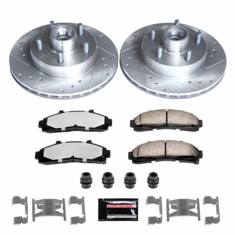 Power Stop 95-97 Ford Ranger Front Z36 Truck & Tow Brake Kit 1