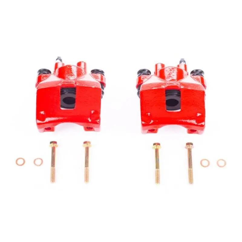 Power Stop 95-98 Jeep Grand Cherokee Rear Red Calipers W/O Brackets - Pair 1