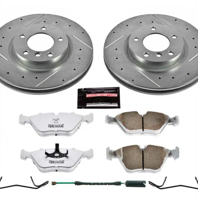 Power Stop 95-99 Bmw M3 Front Z26 Street Warrior Brake Kit 1