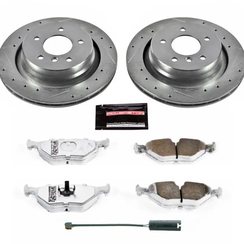 Power Stop 95-99 Bmw M3 Rear Z26 Street Warrior Brake Kit 1