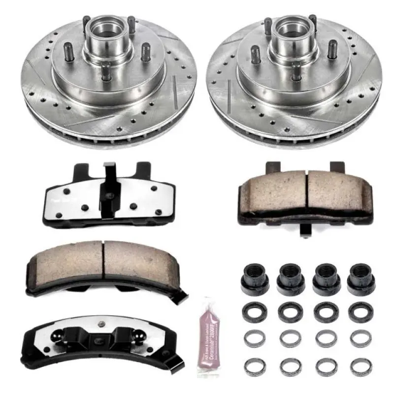 Power Stop 95-99 Chevrolet C1500 Front Z36 Truck & Tow Brake Kit 1